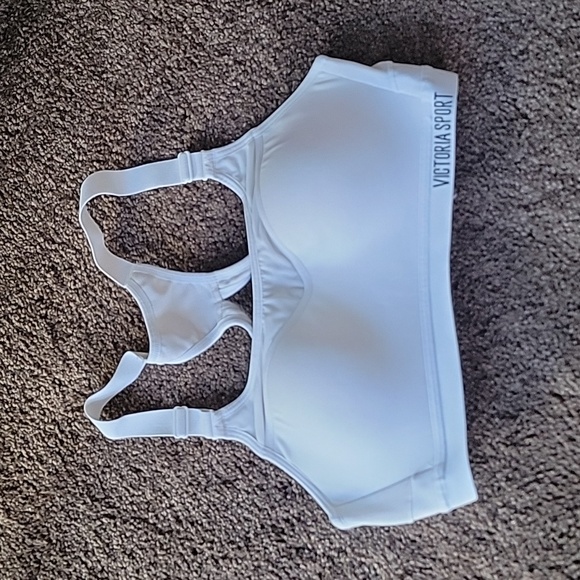 VSX White Sports Bra - Picture 1 of 4